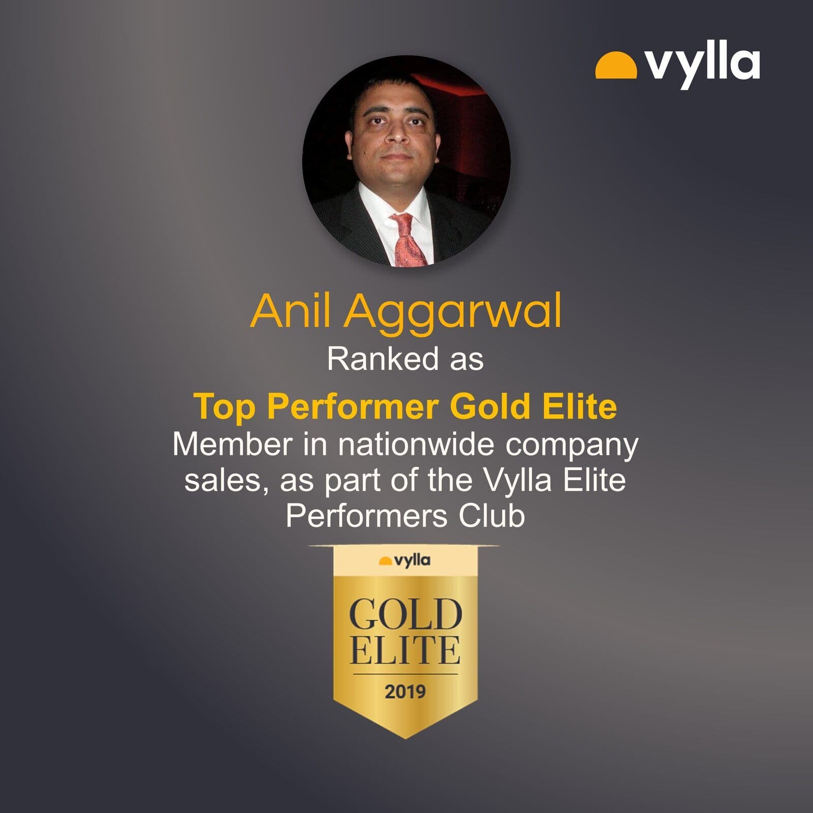 Realtor Anil Aggarwal have achieved 2019 NJ Realtors® Circle of Excellence Sales Award®