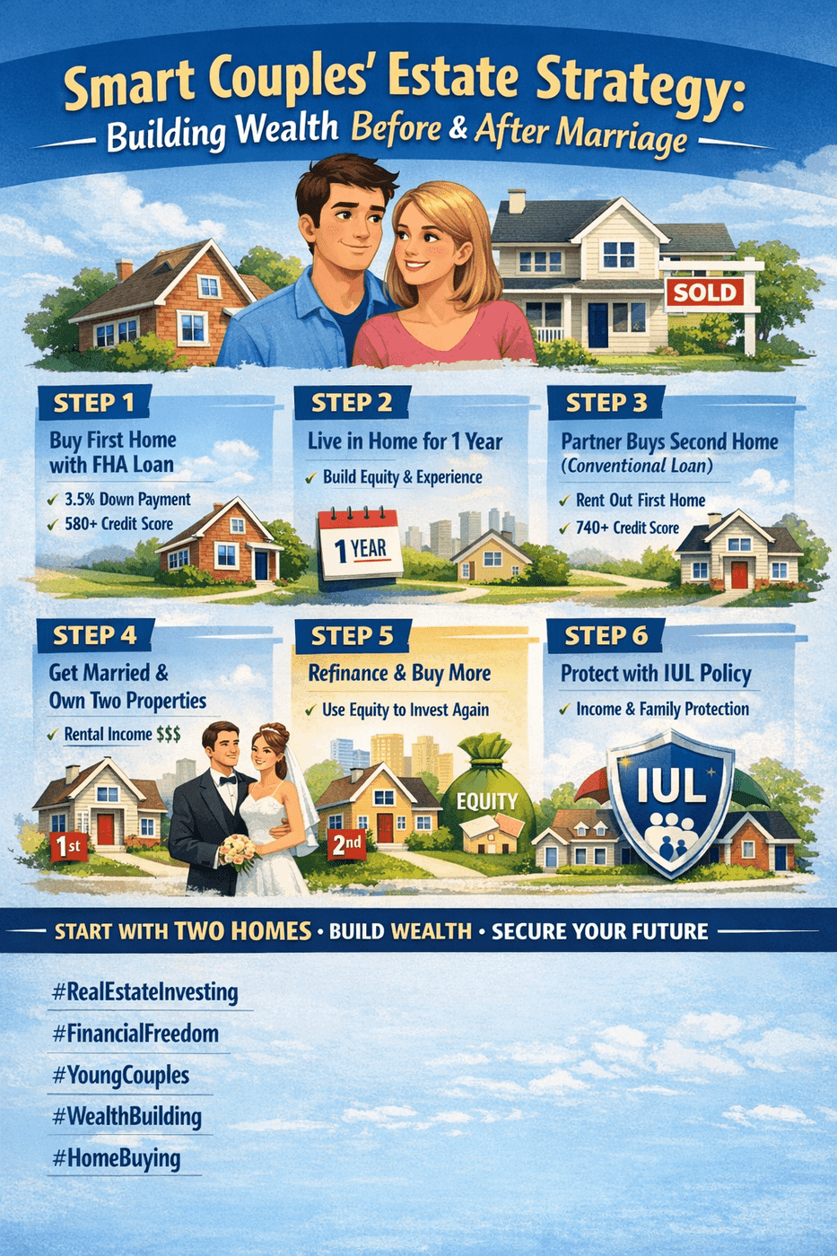 How Smart Couples Can Build Wealth Before and After Marriage Using Real Estate