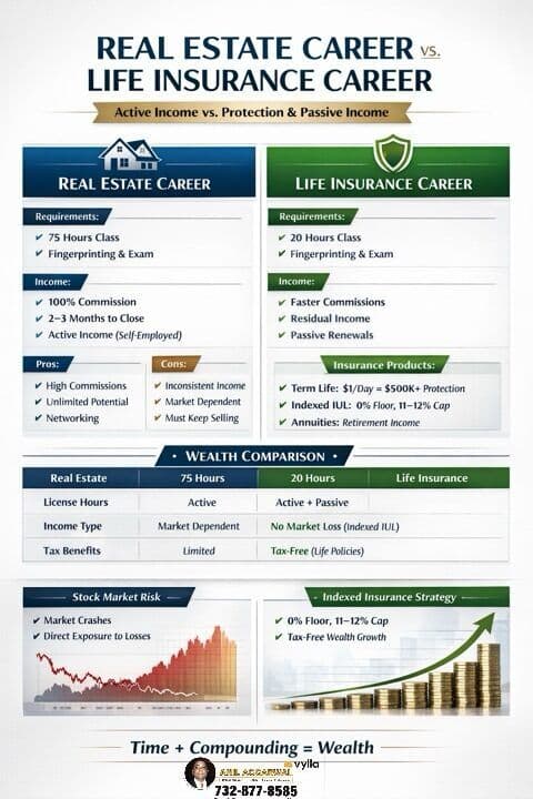 Career & Wealth Comparison for a 20-Year-Old